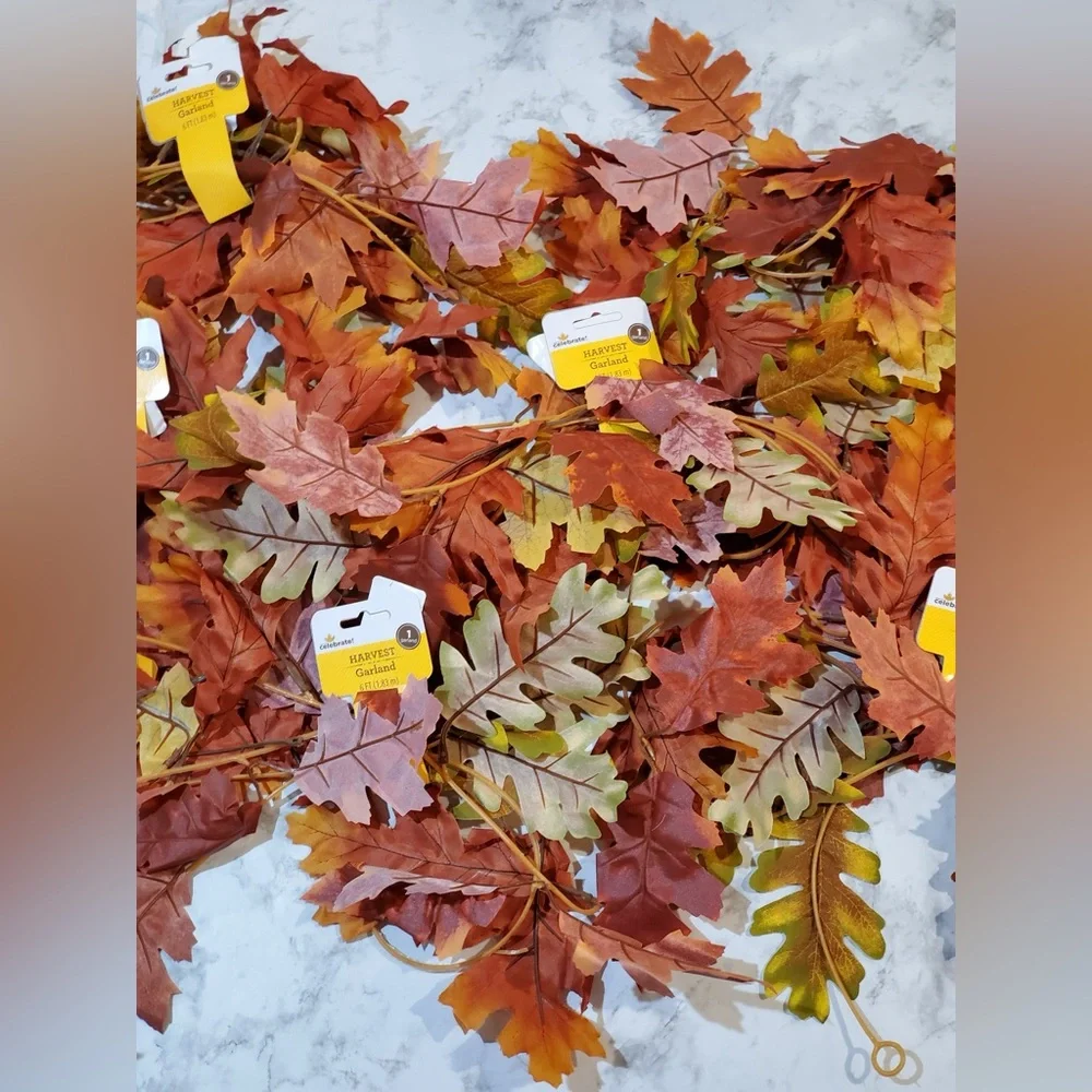 Way To Celebrate! Harvest Garland 6ft Set Of 7